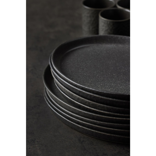 Stone by Mercer Project Katachi 16Piece Dinnerware Set Stoneware